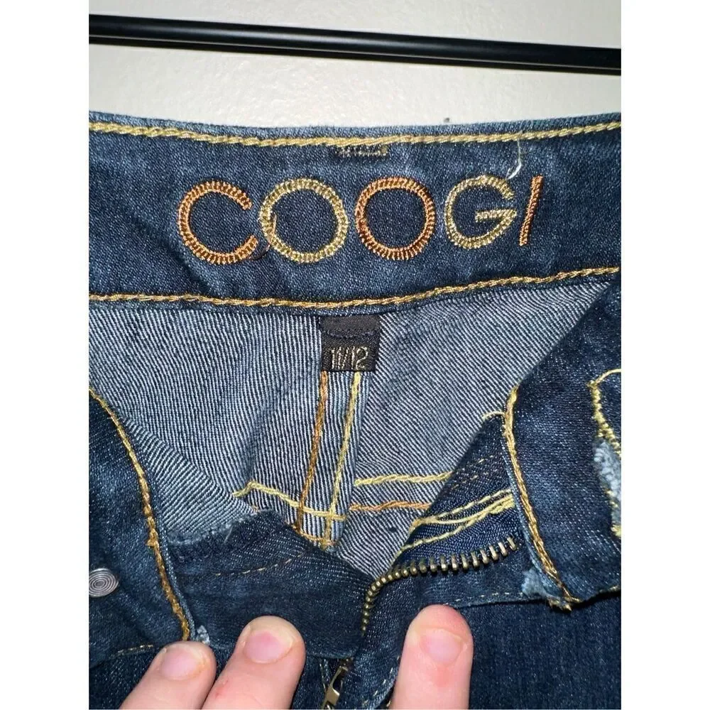 Women's Coogi Jeans Strait Leg Dark Wash 11/12